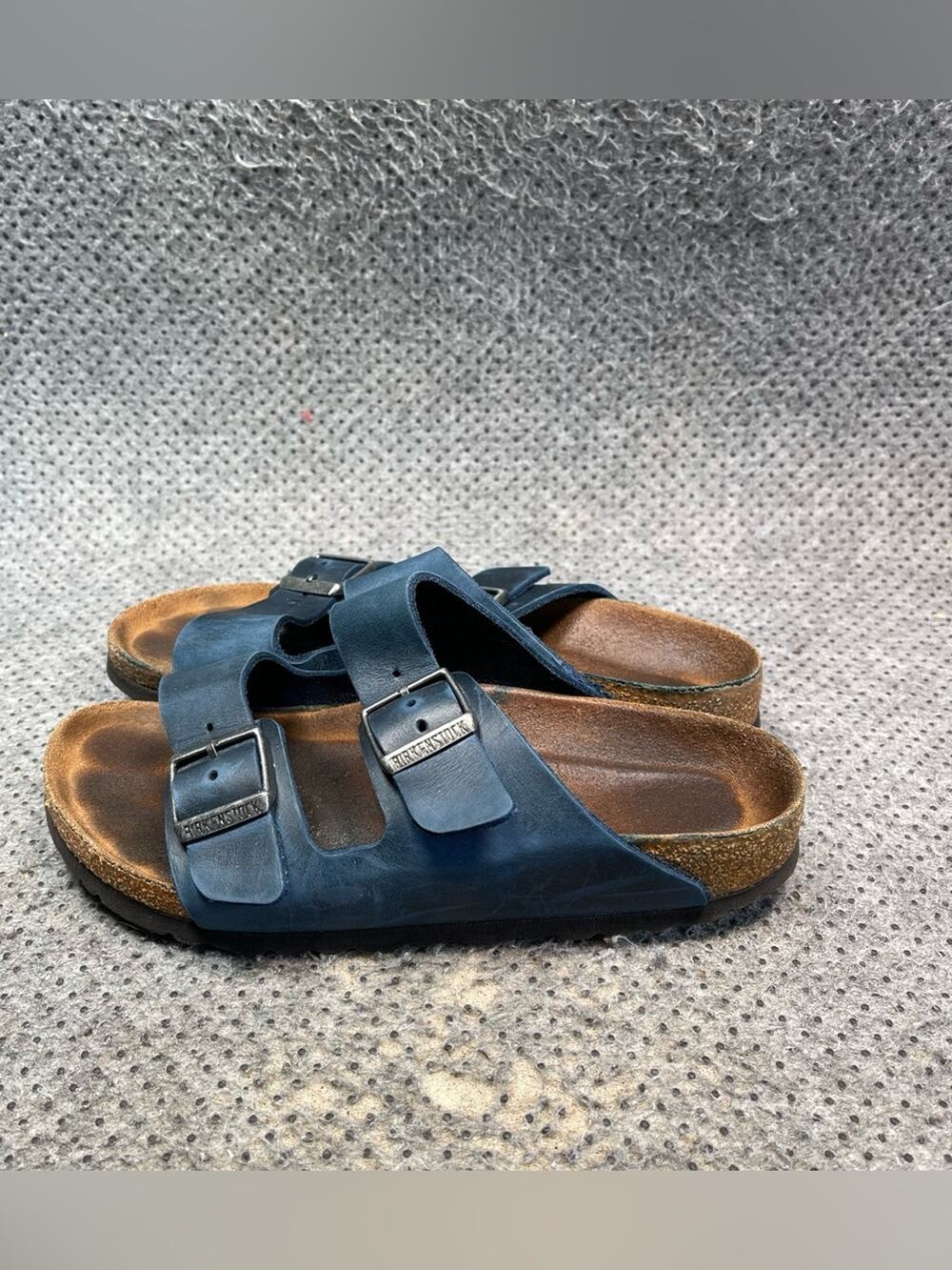 Birkenstock Arizona Blue Strap Sandals Size 5 Women’s